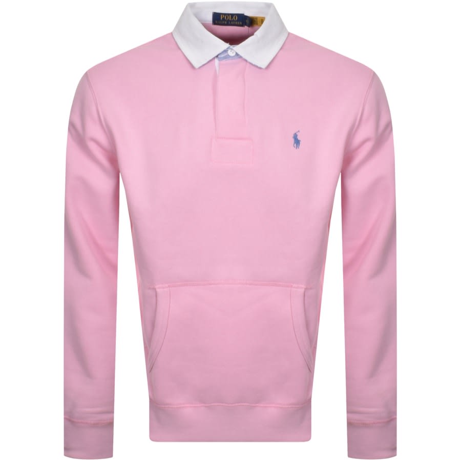 Alternative Image for ProductRalph Lauren Rugby Polo Sweatshirt Pink1